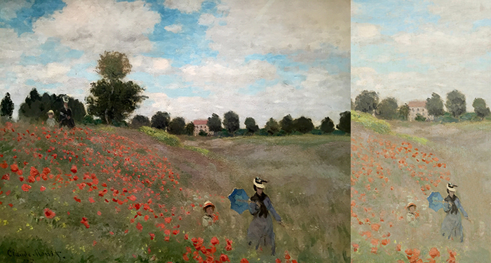 Original Poppies versus vertical version