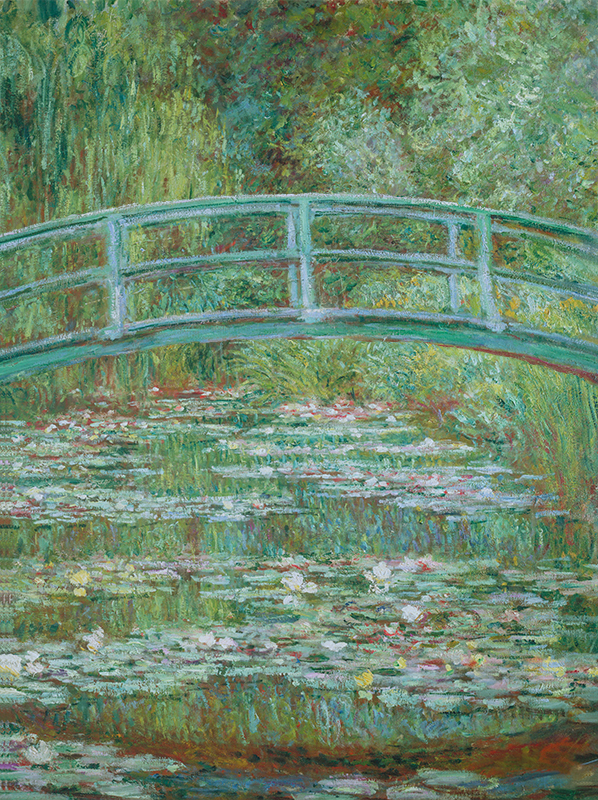 A scene of a green footbridge over a water lilly pond. I'm not sure if much needs to be said on this piece. I was challenged to repaint a famous scene and bring it to life through motion and sound design. I chose this piece to represent, as I hope this portfolio makes way for, a bridge to a bright future.